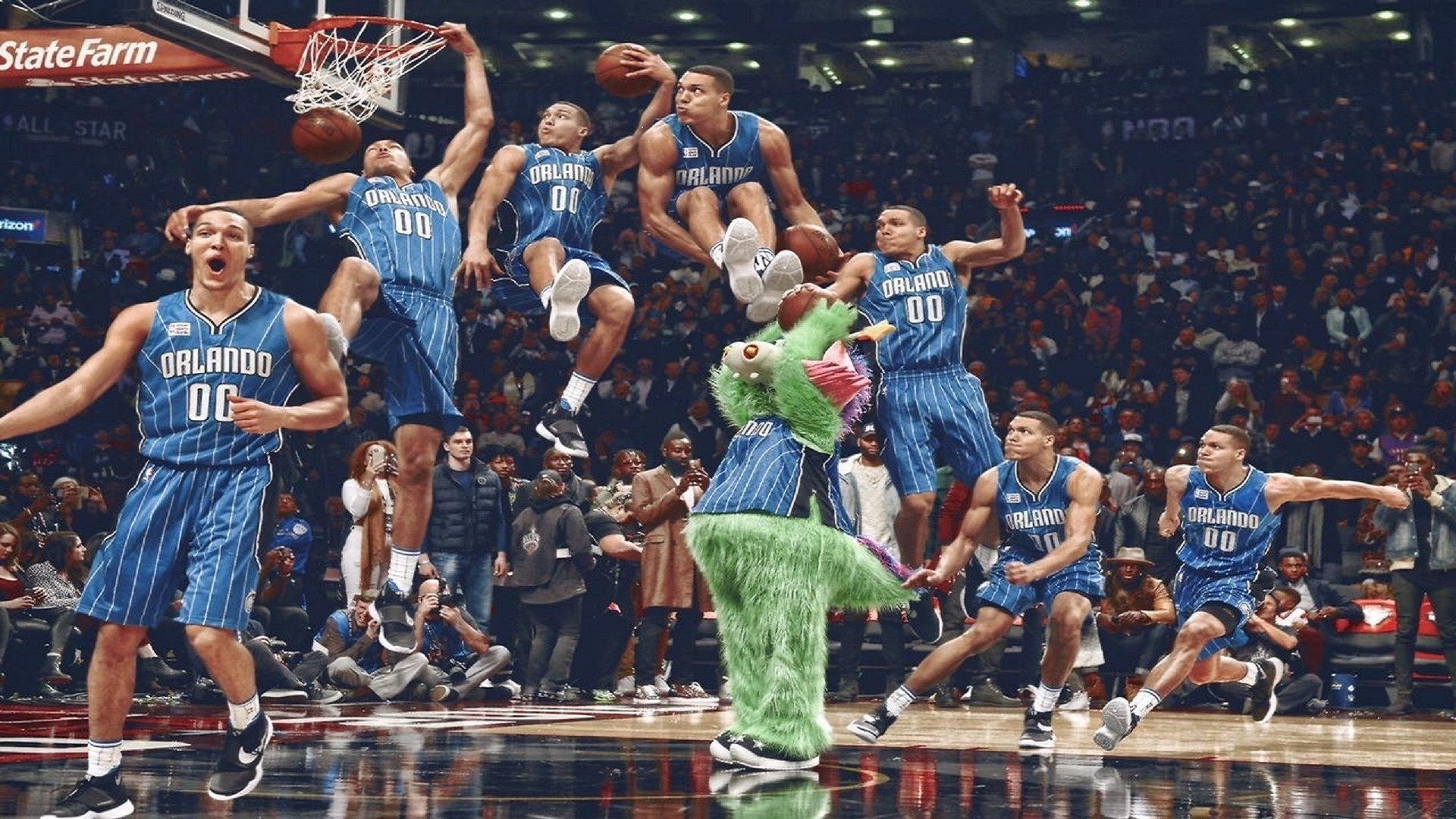 奇才打穿快船,班凯罗在美加墨世界杯接管比赛,当未来在两种战场同时降临